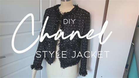 diy chanel style jacket|Chanel style jackets for sale.